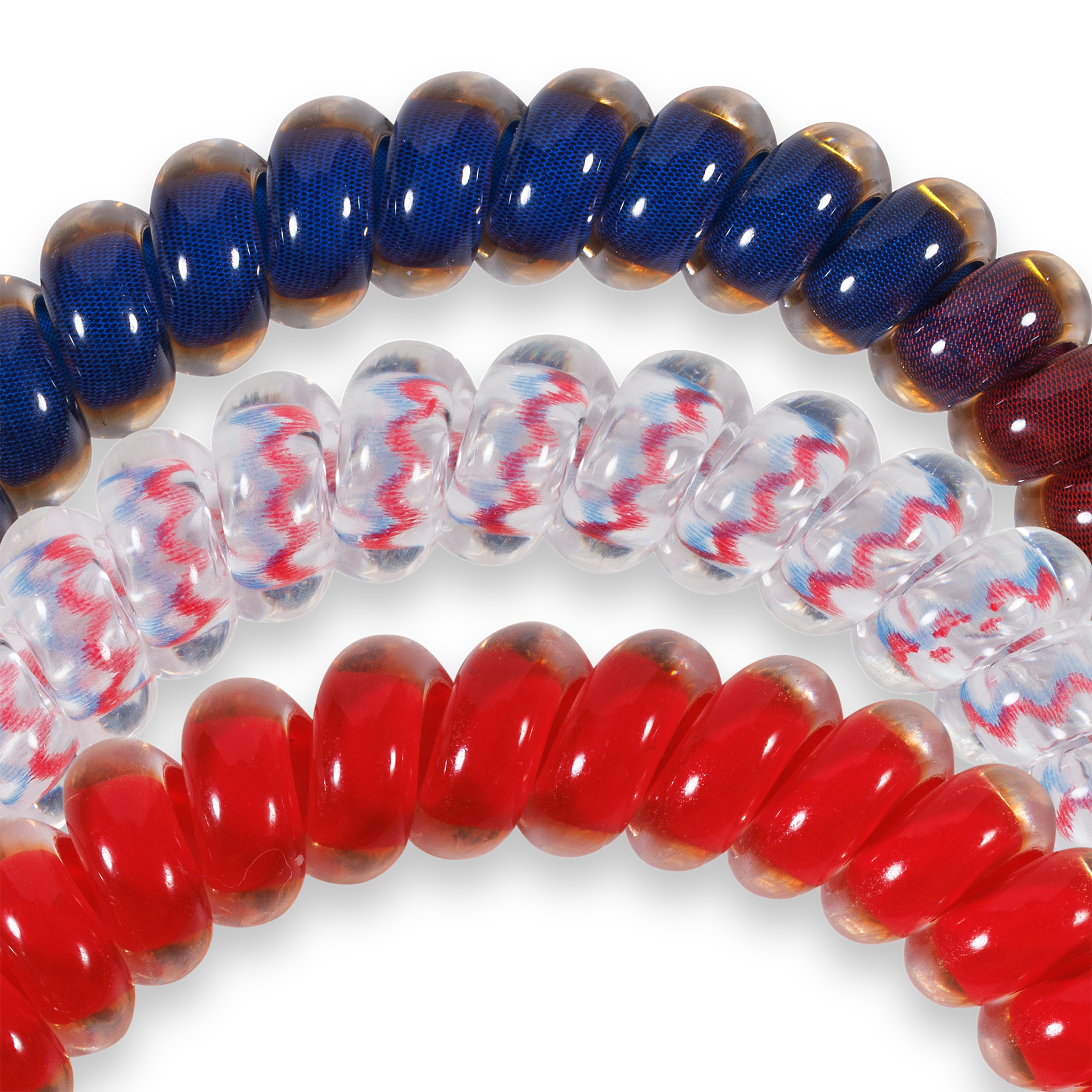 Spiral Hair Coils | Small | Hotty Toddy! Hair Ties - The Pink Pineapple 850