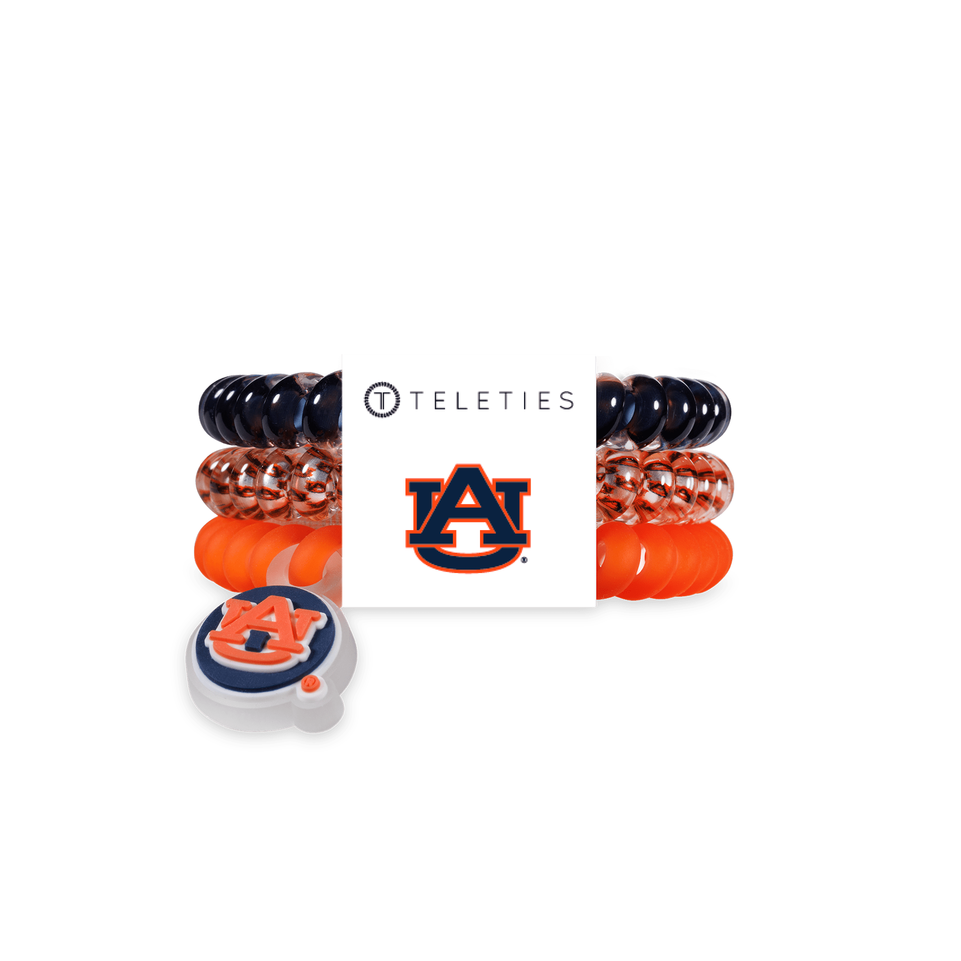 Spiral Hair Coils | Small | War Eagle! Hair Ties - The Pink Pineapple 850