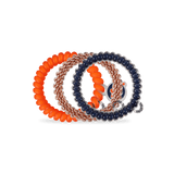 Spiral Hair Coils | Small | War Eagle! Hair Ties - The Pink Pineapple 850