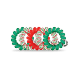 Spiral Hair Coils Tiny Santa Baby Hair Ties - The Pink Pineapple 850