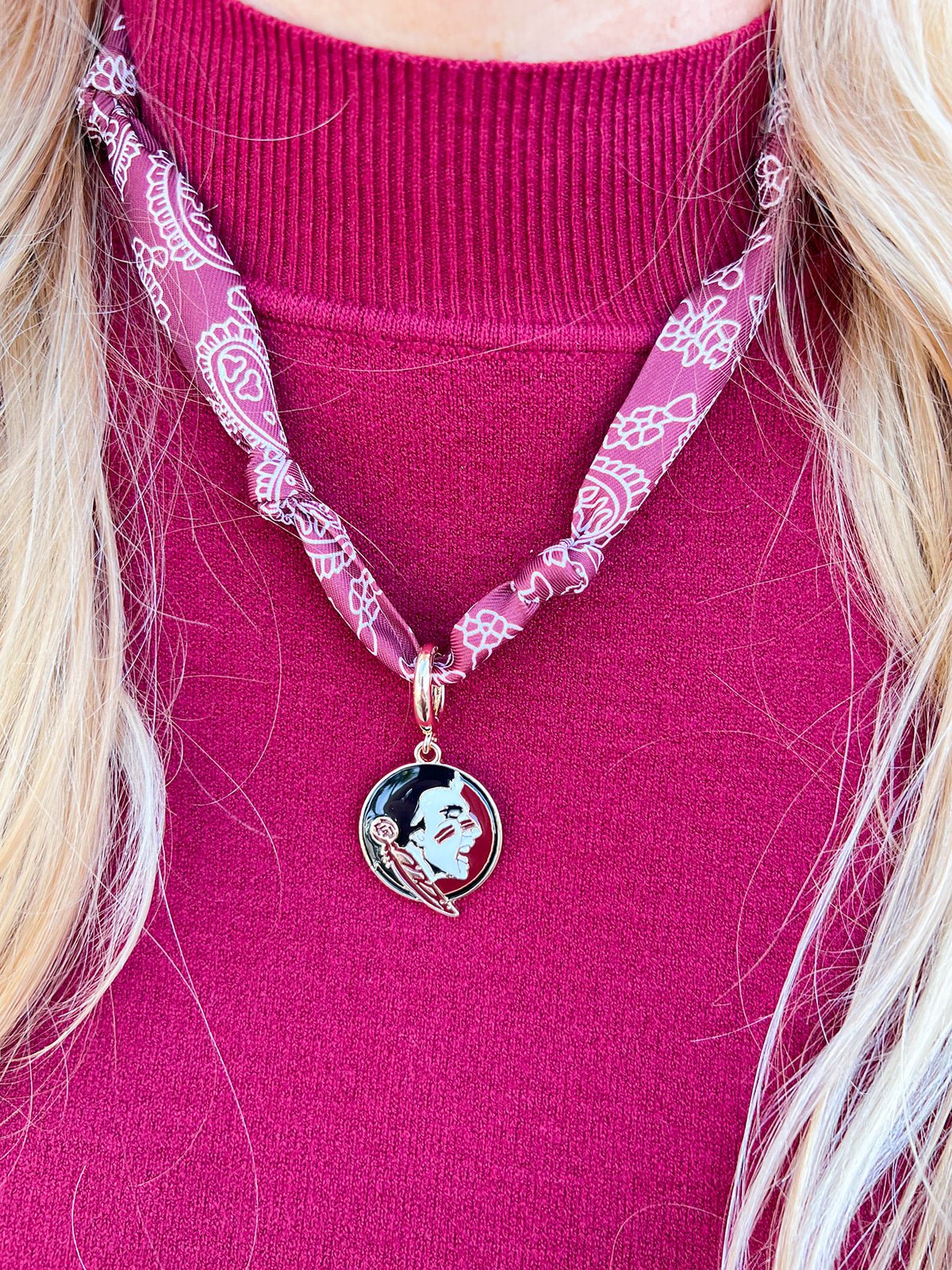 Spirit Knot Scarf Necklace – FSU Seminoles - The Pink Pineapple 850