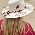 Spirit Spears Wide Brim Fedora - The Pink Pineapple 850