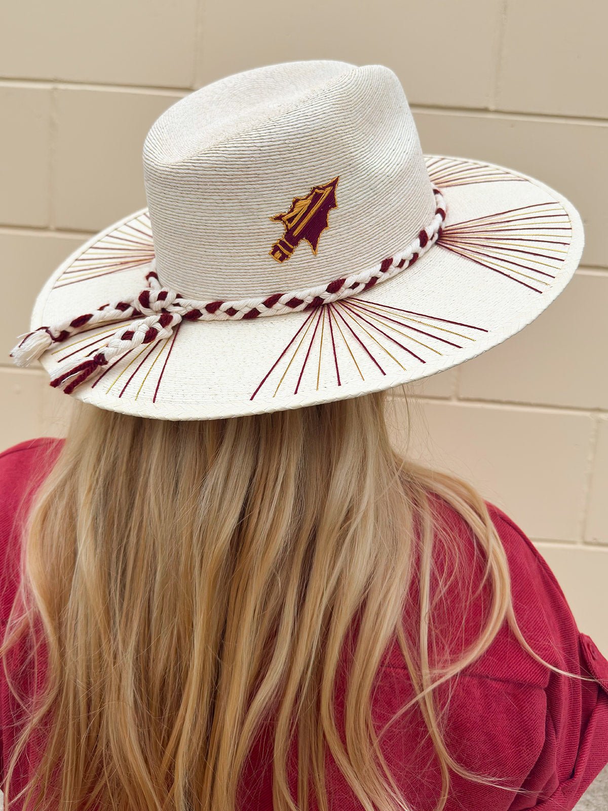 Spirit Spears Wide Brim Fedora - The Pink Pineapple 850