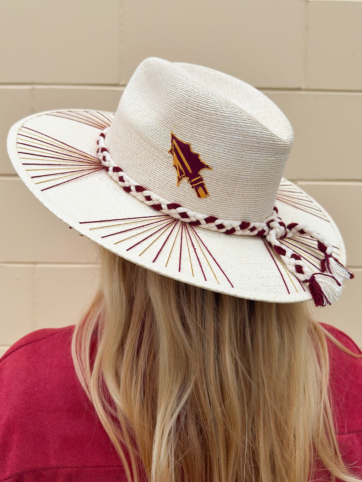 Spirit Spears Wide Brim Fedora - The Pink Pineapple 850