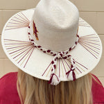 Spirit Spears Wide Brim Fedora - The Pink Pineapple 850