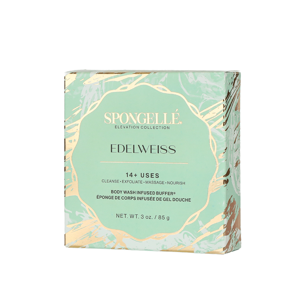 Spongelle Edelweiss Flower Buffer Sponge - The Pink Pineapple 850