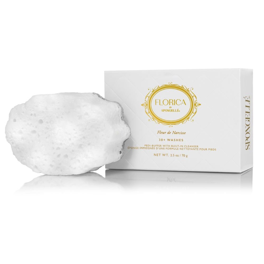 [Spongelle] Fleur de Narcisse Pedi Buffer | Florica Collection - The Pink Pineapple 850