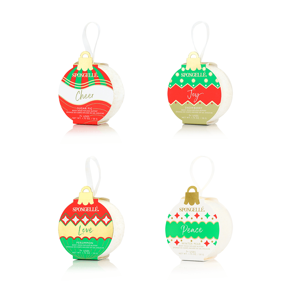 [Spongelle] Holiday Ornament Christmas Gift Buffer  - The Pink Pineapple 850