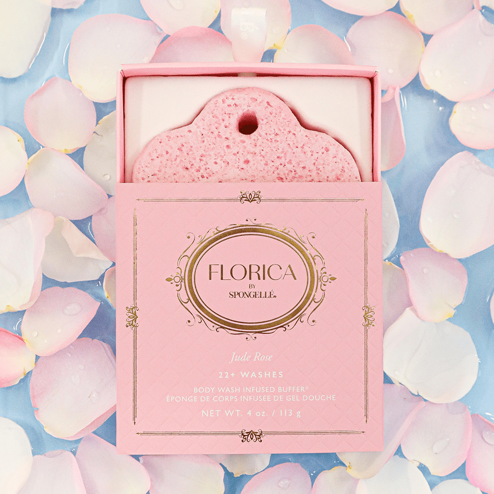 Spongelle Jude Rose Florica Body Buffer - The Pink Pineapple 850