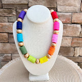 Spring Carousel Statement Necklace - The Pink Pineapple 850