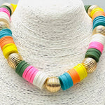 Spring Wafer Candy Necklace - The Pink Pineapple 850