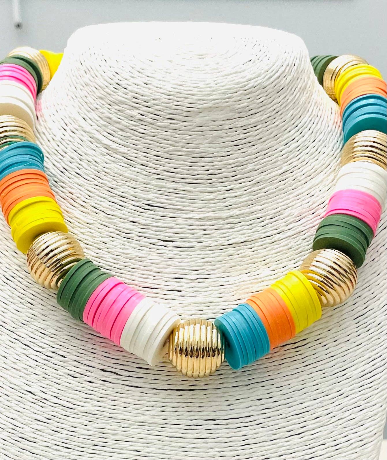 Spring Wafer Candy Necklace - The Pink Pineapple 850