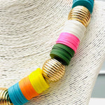 Spring Wafer Candy Necklace - The Pink Pineapple 850