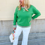 Springtime Charm Long Sleeve Top - The Pink Pineapple 850