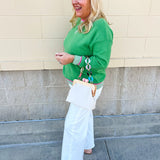 Springtime Charm Long Sleeve Top - The Pink Pineapple 850