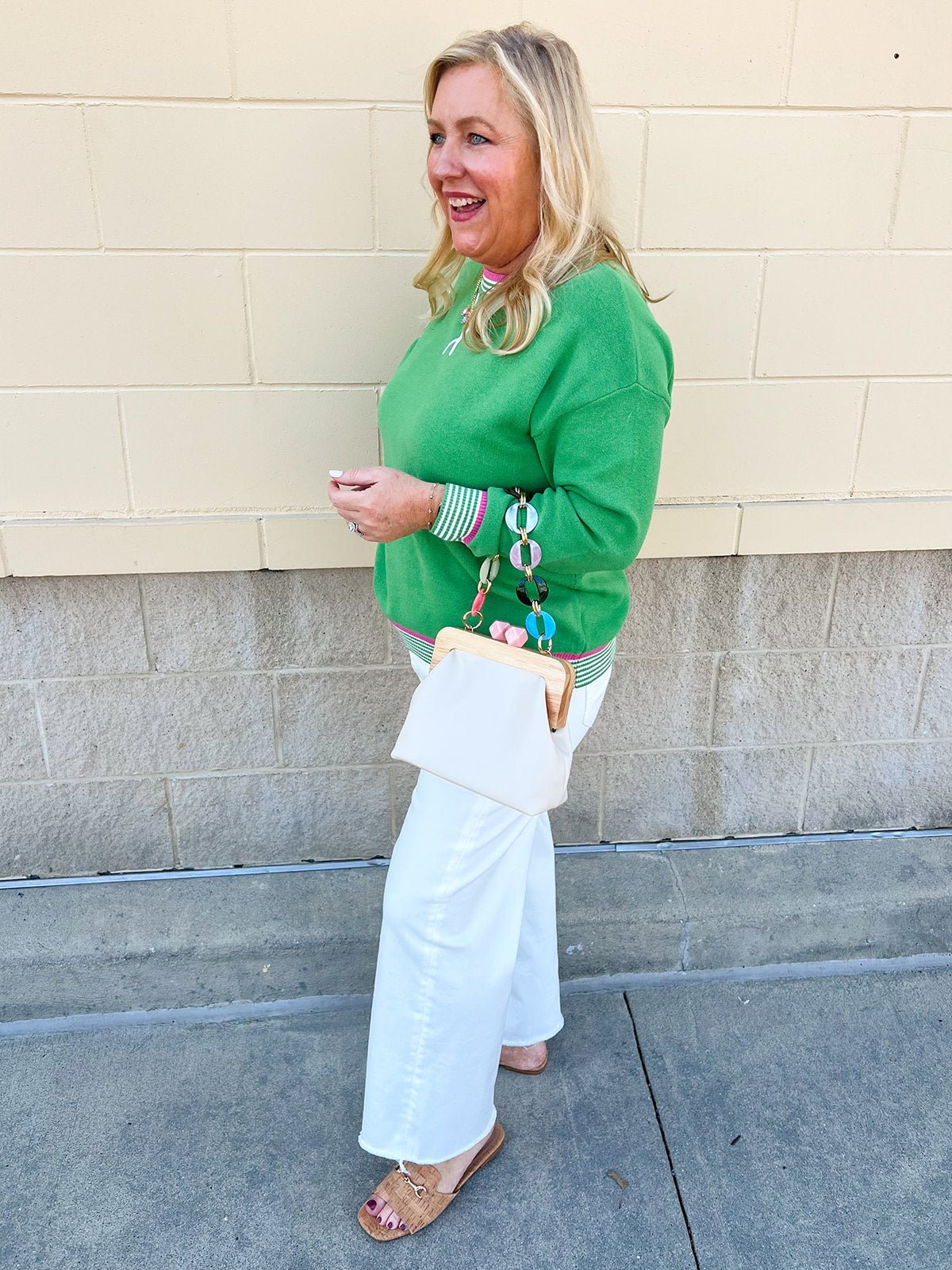 Springtime Charm Long Sleeve Top - The Pink Pineapple 850