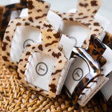 Square Flat Hair Clip | Small | Blonde Tortoise - The Pink Pineapple 850