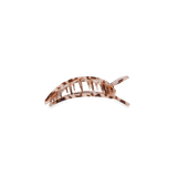 Square Flat Hair Clip | Small | Blonde Tortoise - The Pink Pineapple 850