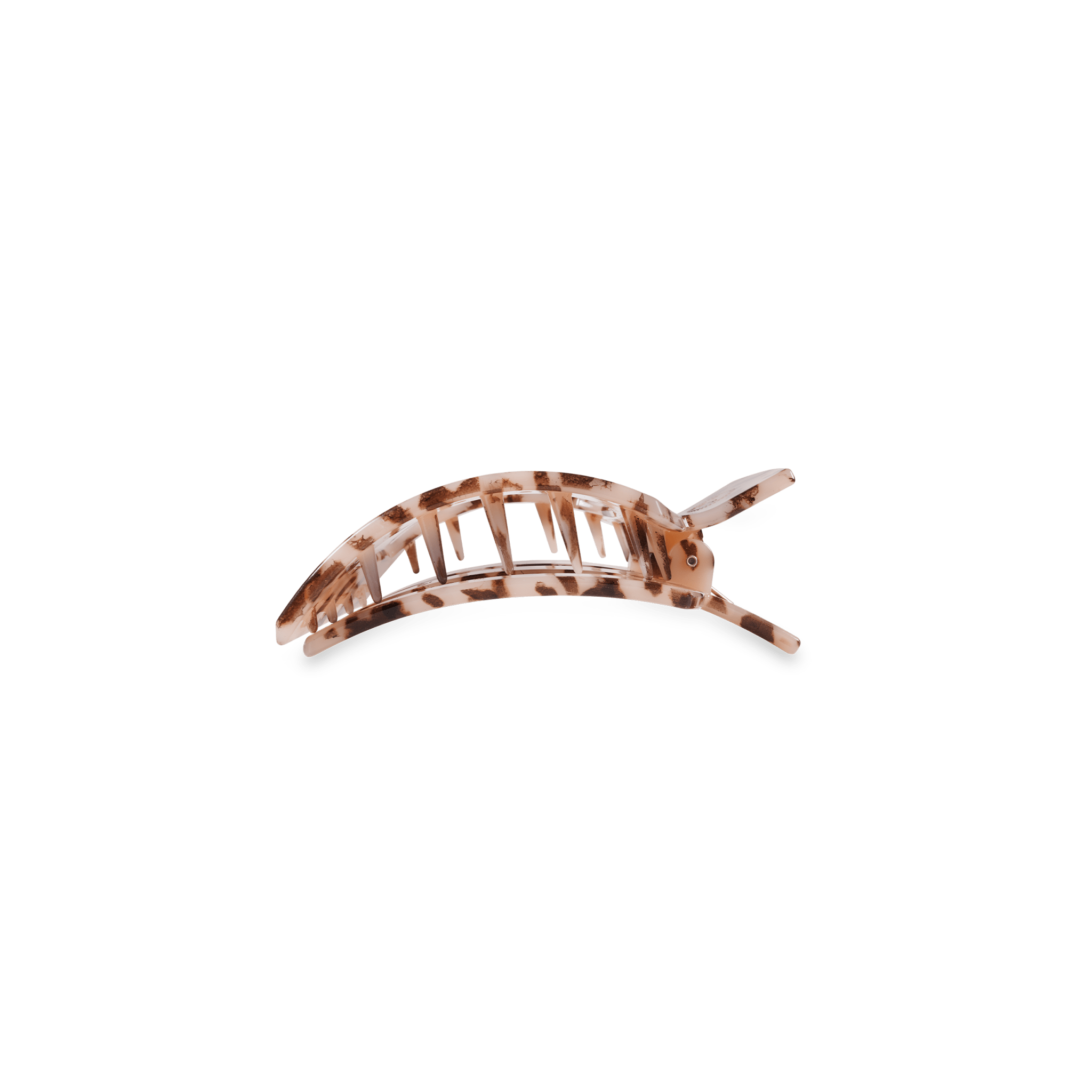 Square Flat Hair Clip | Small | Blonde Tortoise - The Pink Pineapple 850