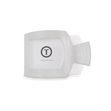 Square Flat Hair Clip | Small | Coconut White - The Pink Pineapple 850