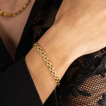 Squared Chain Bracelet - The Pink Pineapple 850