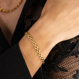 Squared Chain Bracelet - The Pink Pineapple 850