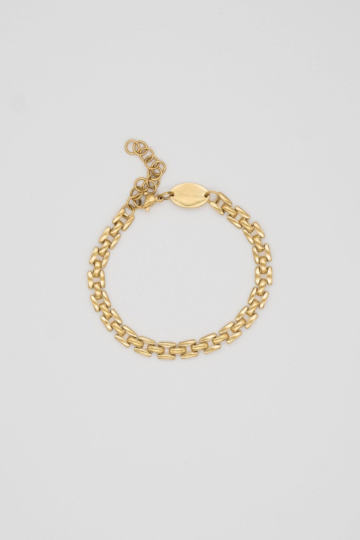Squared Chain Bracelet - The Pink Pineapple 850