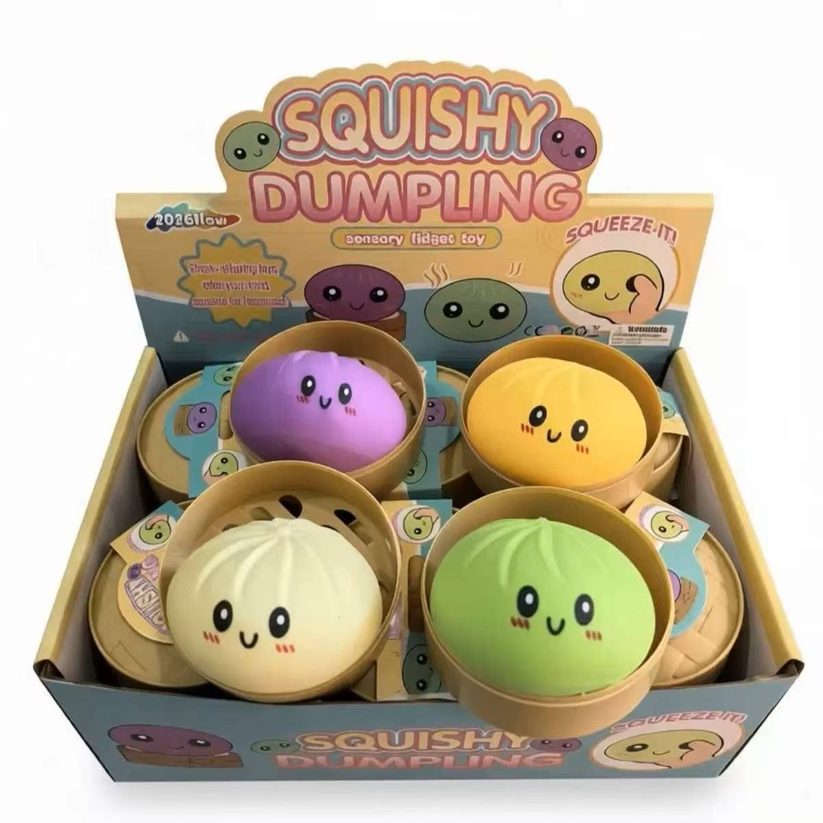 Squishy Dumpling Toy - The Pink Pineapple 850