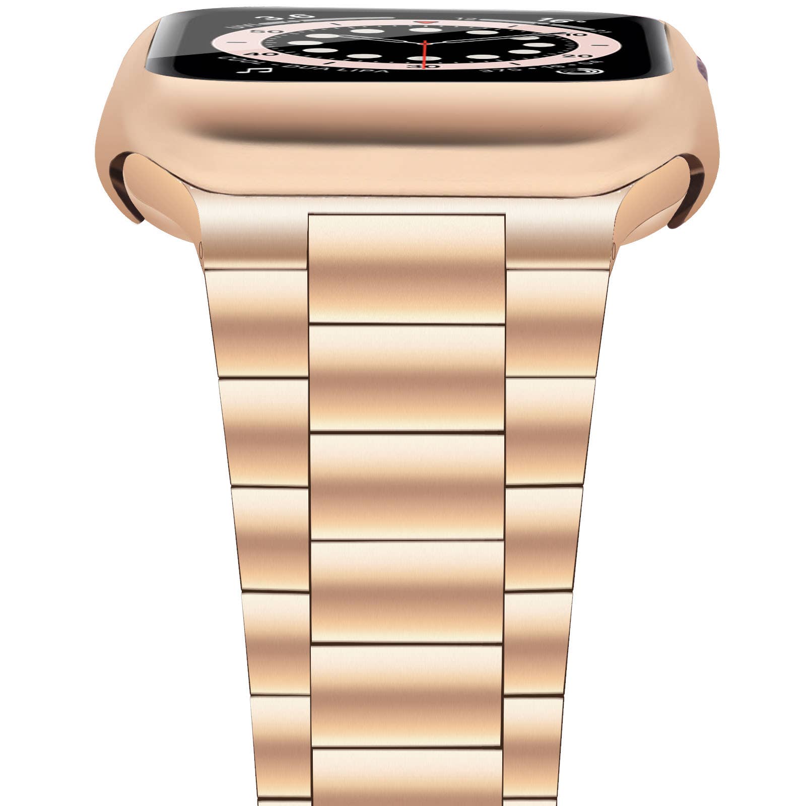 Stainless Steel Apple Watch Band Ultra Light in Rose Gold - The Pink Pineapple 850
