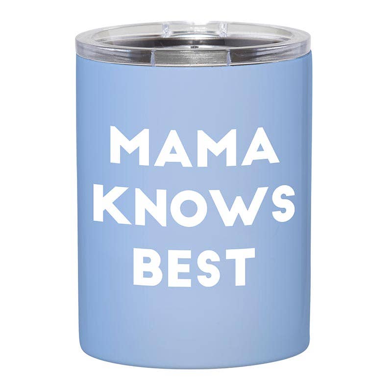 Stainless Steel Tumbler - Mama Knows Best - The Pink Pineapple 850