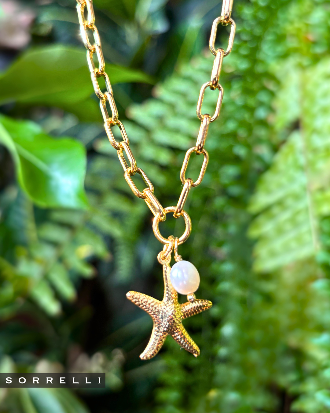 Starfish Pendant Necklace - 4NGE7BGMDP - The Pink Pineapple 850