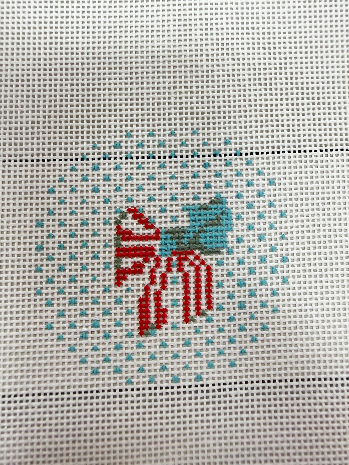 Stars & Stripes Bow Mini Canvas - The Pink Pineapple 850