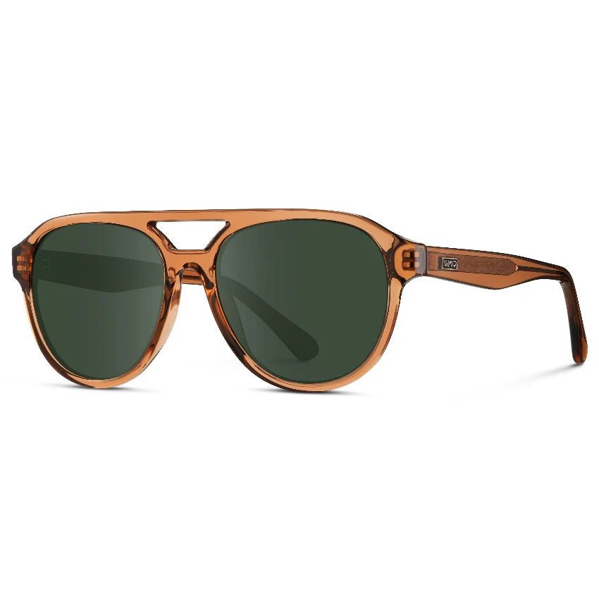 Sterling Crystal Copper/Green Sunglasses - The Pink Pineapple 850