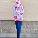 [Stewart Simmons] Alabama Team Toile Embroidered Tee - The Pink Pineapple 850