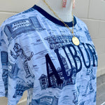 [Stewart Simmons] Auburn Team Toile Embroidered Tee - The Pink Pineapple 850