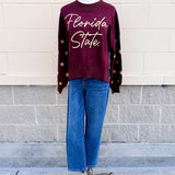 [Stewart Simmons] Florida State Mockneck Sweater - The Pink Pineapple 850