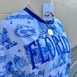 [Stewart Simmons] Florida Team Toile Embroidered Tee - The Pink Pineapple 850
