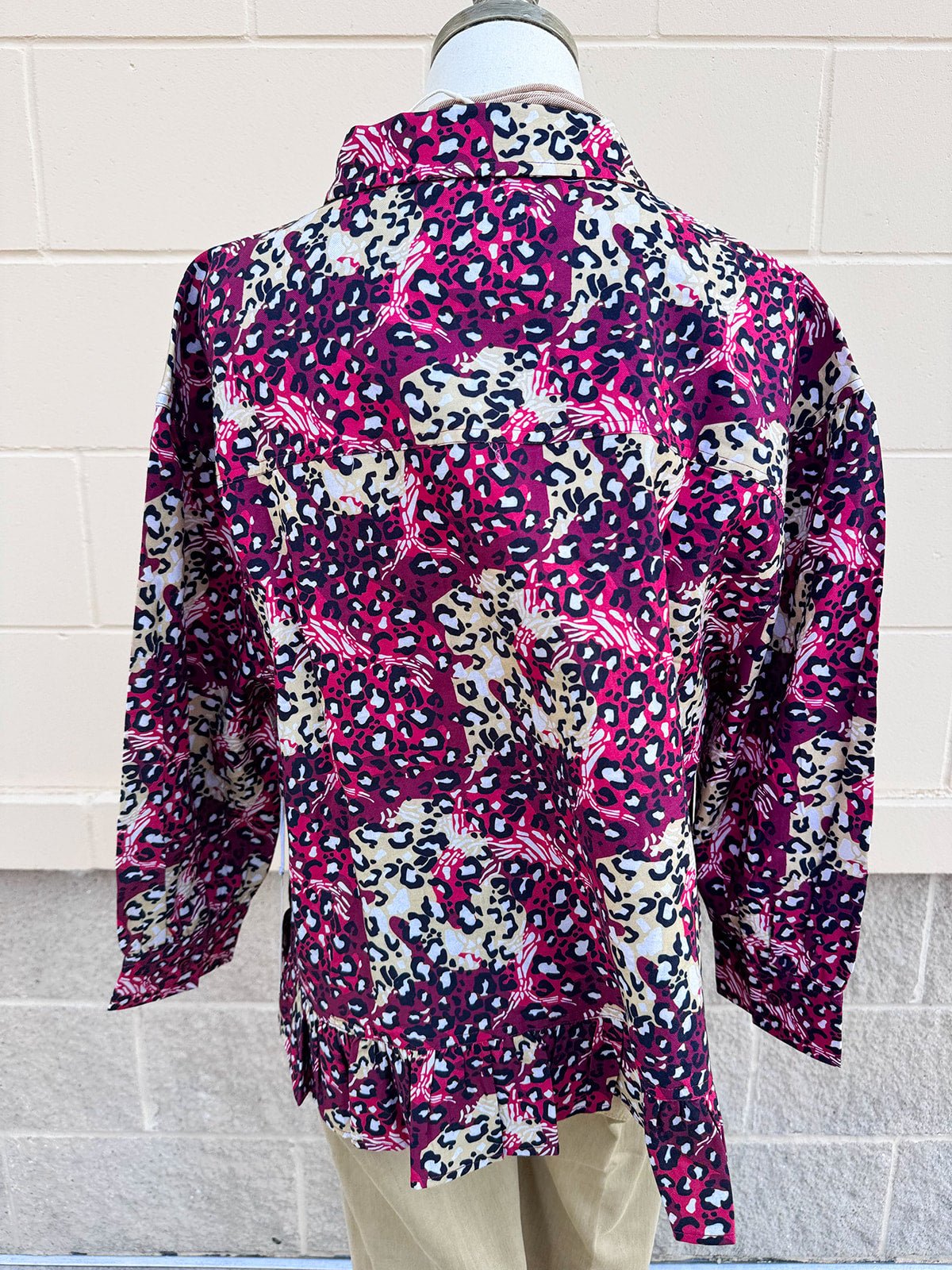 [Stewart Simmons] FSU Homecoming Ruffle Top - The Pink Pineapple 850