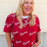 [Stewart Simmons] Merit Puff Sleeve Sweater | Alabama - The Pink Pineapple 850