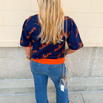 [Stewart Simmons] Merit Puff Sleeve Sweater | Auburn - The Pink Pineapple 850