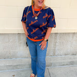 [Stewart Simmons] Merit Puff Sleeve Sweater | Auburn - The Pink Pineapple 850