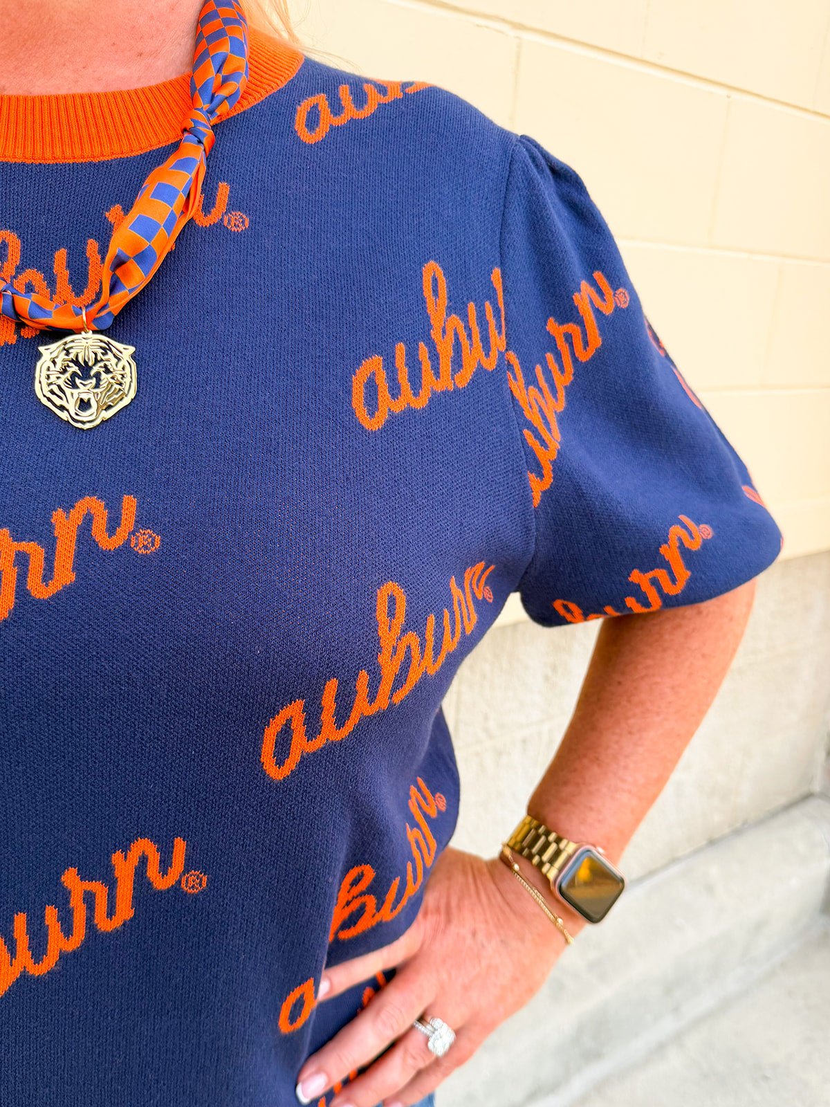 [Stewart Simmons] Merit Puff Sleeve Sweater | Auburn - The Pink Pineapple 850