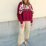 [Stewart Simmons] The Heritage Plaid Crewneck | FSU - The Pink Pineapple 850