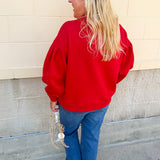 [Stewart Simmons] The Legacy Fleece Crewneck | Alabama - The Pink Pineapple 850