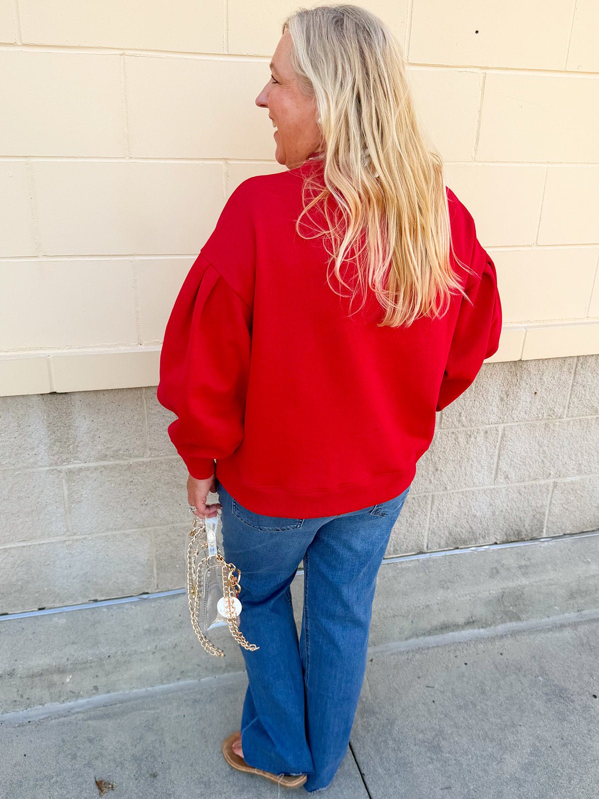[Stewart Simmons] The Legacy Fleece Crewneck | Alabama - The Pink Pineapple 850