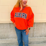[Stewart Simmons] The Legacy Fleece Crewneck | Auburn - The Pink Pineapple 850