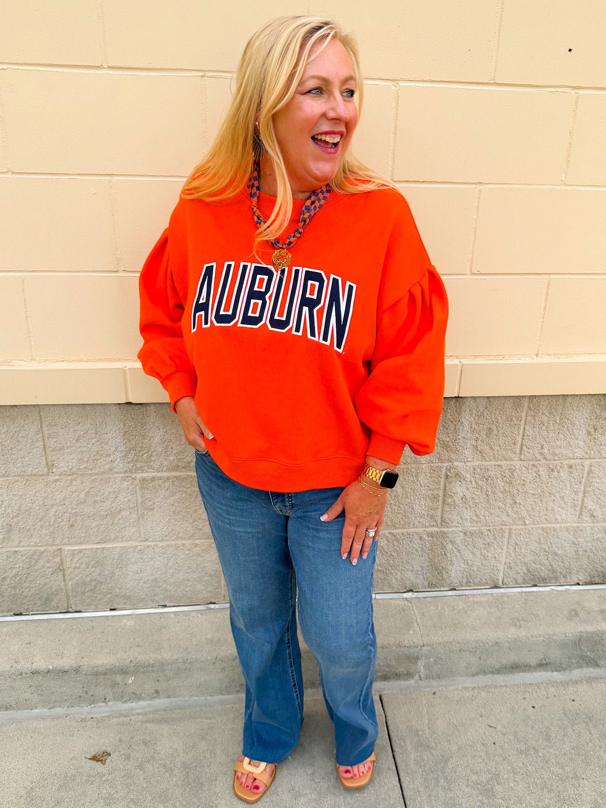[Stewart Simmons] The Legacy Fleece Crewneck | Auburn - The Pink Pineapple 850