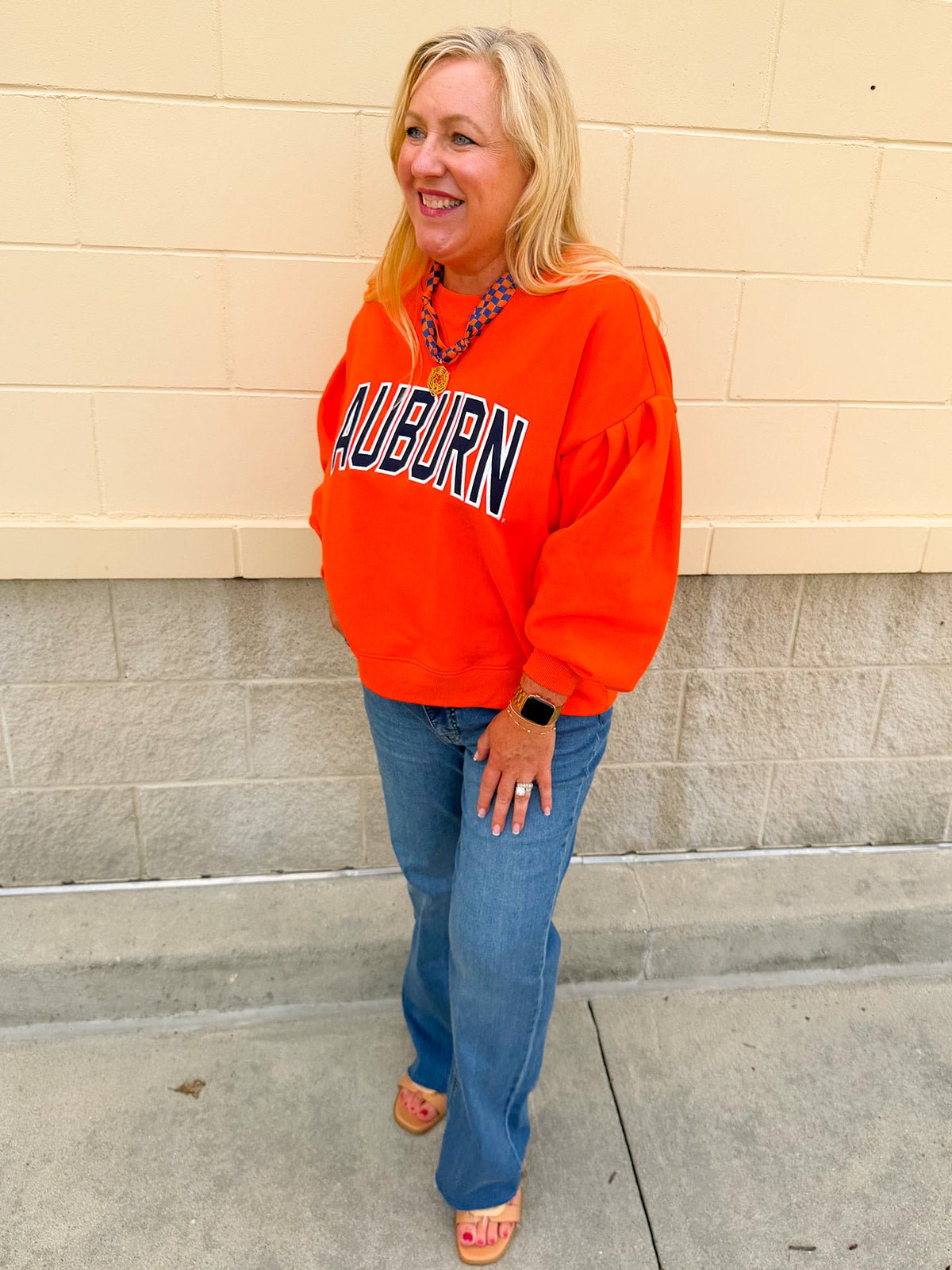 [Stewart Simmons] The Legacy Fleece Crewneck | Auburn - The Pink Pineapple 850