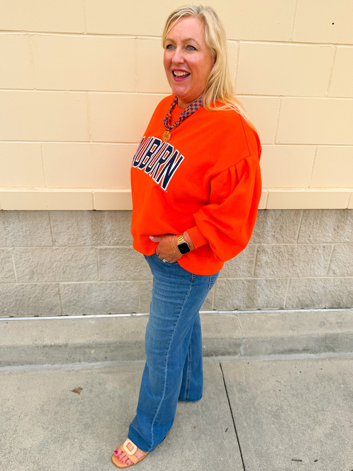 [Stewart Simmons] The Legacy Fleece Crewneck | Auburn - The Pink Pineapple 850