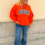 [Stewart Simmons] The Legacy Fleece Crewneck | Auburn - The Pink Pineapple 850